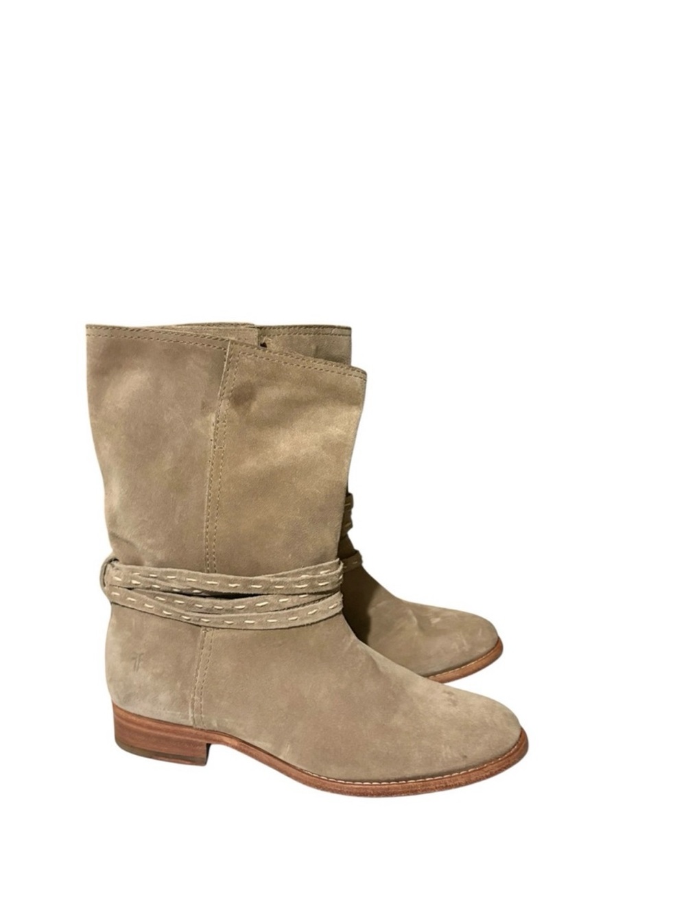 Frye Cara Pickstitch Suede Boots 7